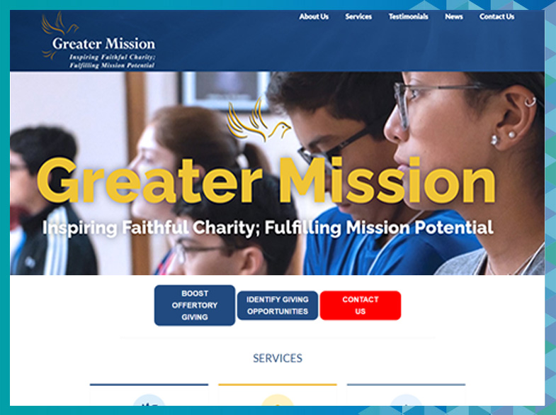 Explore Greater Mission's website to learn more about this fundraising consulting firm's work.