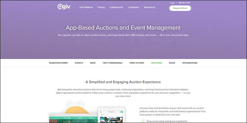 See how Qgiv's online silent auction software can help you with your next event.