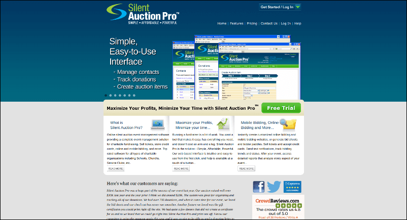 Silent Auction Pro's online silent auction software can assist your nonprofit in hosting your best silent auction event yet.