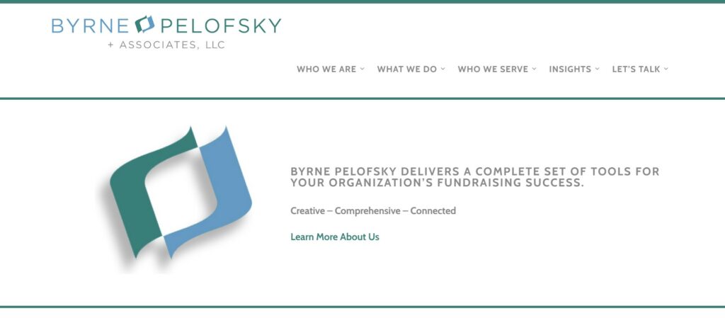 Bryne Pelofsky is one of our favorite nonprofit consulting firms.