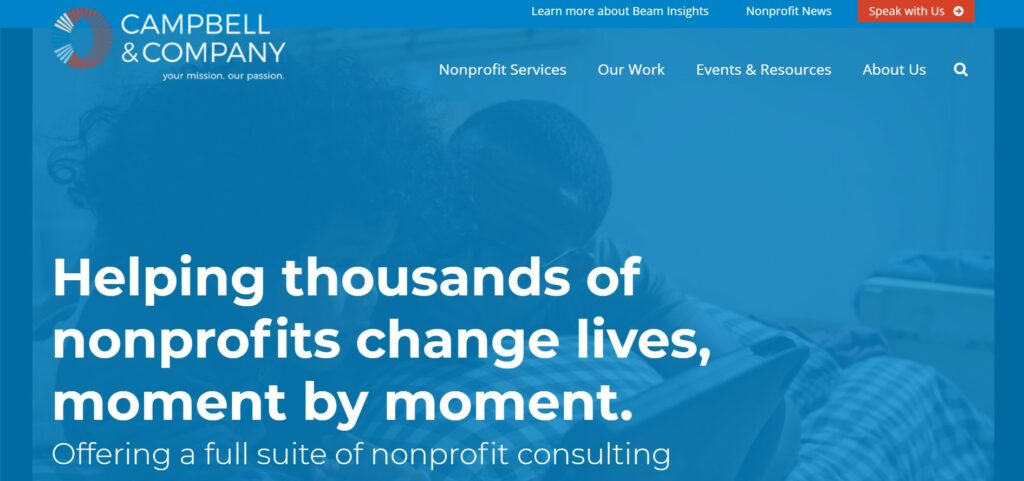 Campbell and Company is one of our favorite nonprofit consulting firms.