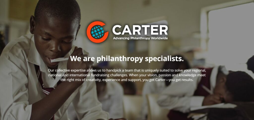 Carter Global is one of our favorite nonprofit consulting firms.