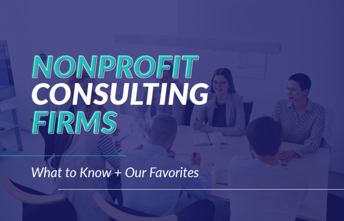 Nonprofit Consulting Firms: What to Know + Our Favorites