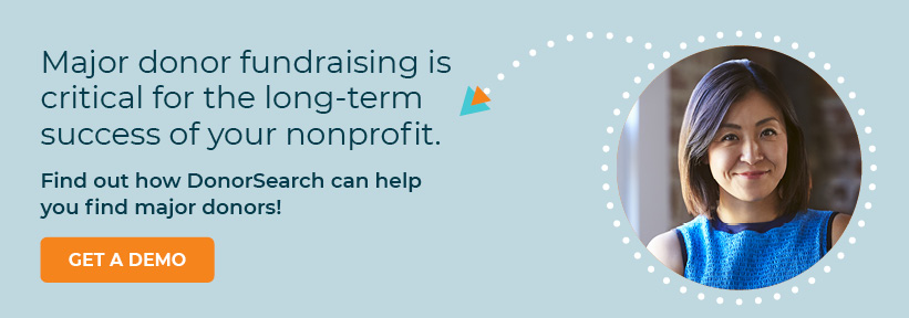 Click through to learn how DonorSearch can help you find more major donors.