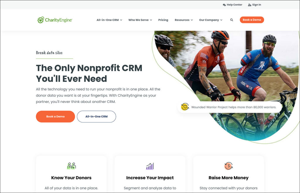 CharityEngine is the best all-in-one fundraising software.