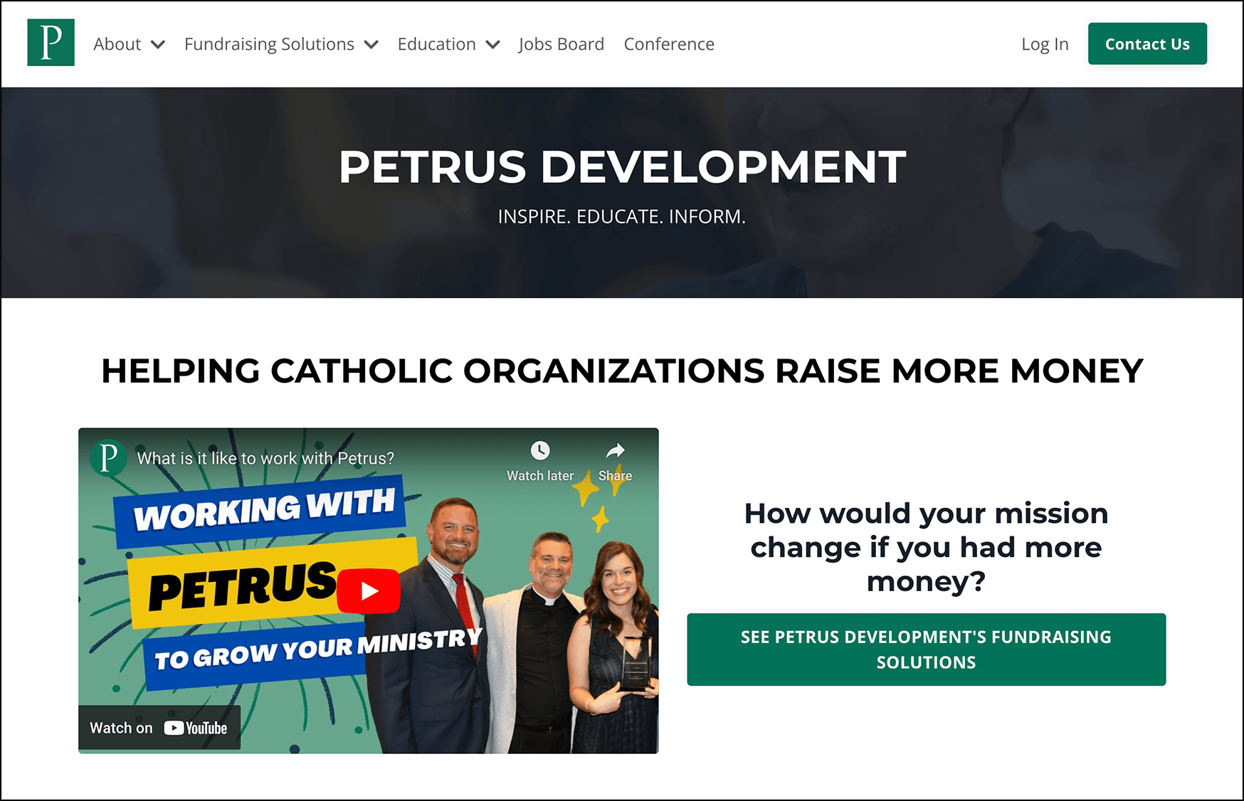 Petrus Development is a top fundraising consulting firm. 