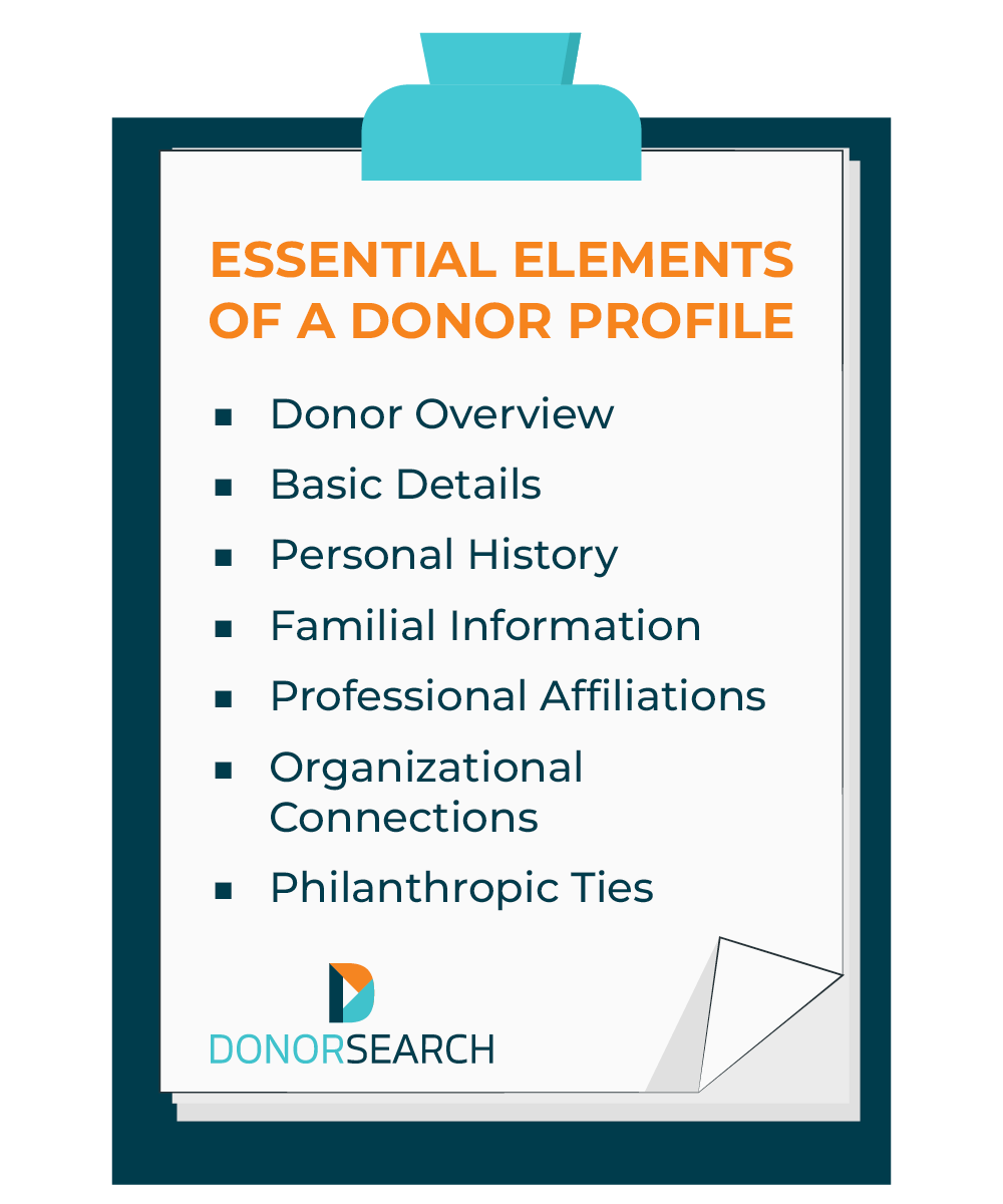 How to Create a Donor Profile Ultimate Nonprofit Guide DonorSearch